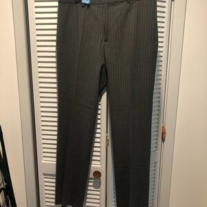 Slacks, gray pinstripe (GAP, size 14)